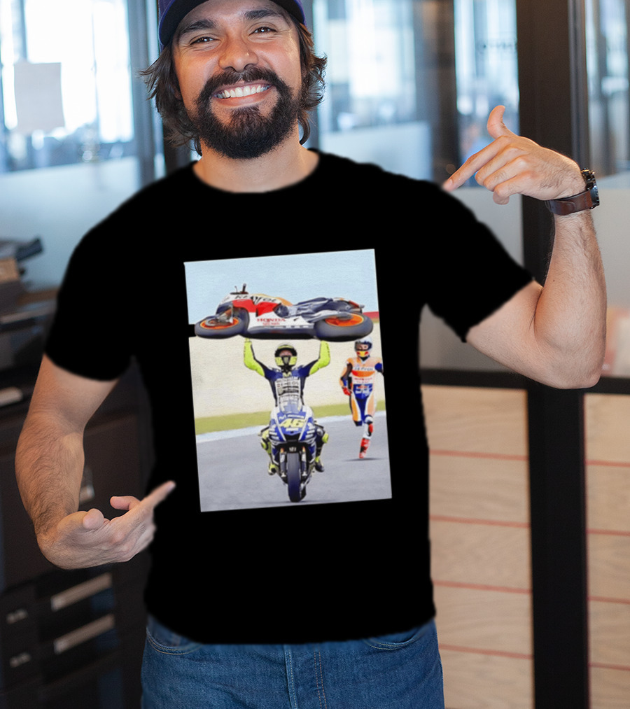 Valentino Rossi Honda MotoGP 46 Victory Celebration 2026 T-Shirt