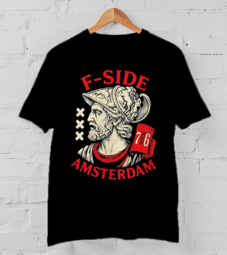 F Side Amsterdam Warrior Helmet 76 T-Shirt