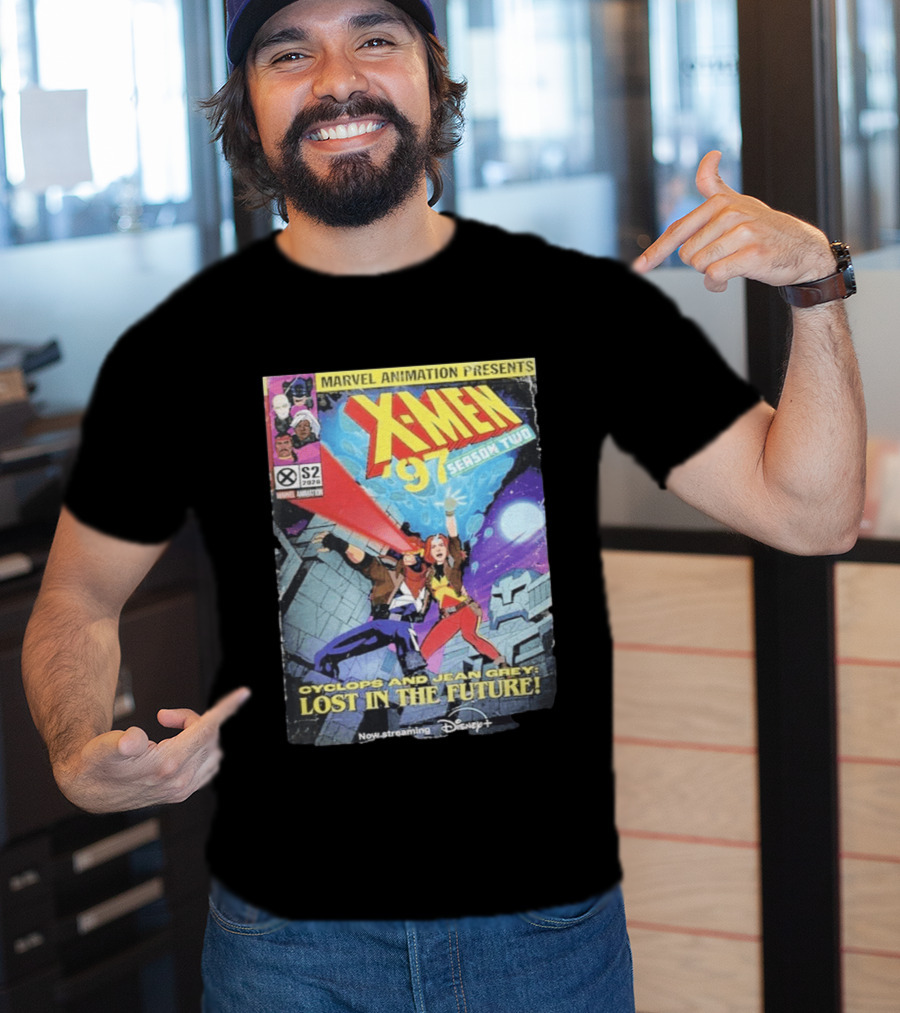 X Men 97 Season 2 Cyclops And Jean Grey Lost In The Future Time Travel Streaming On Disney Plus T-Shirt