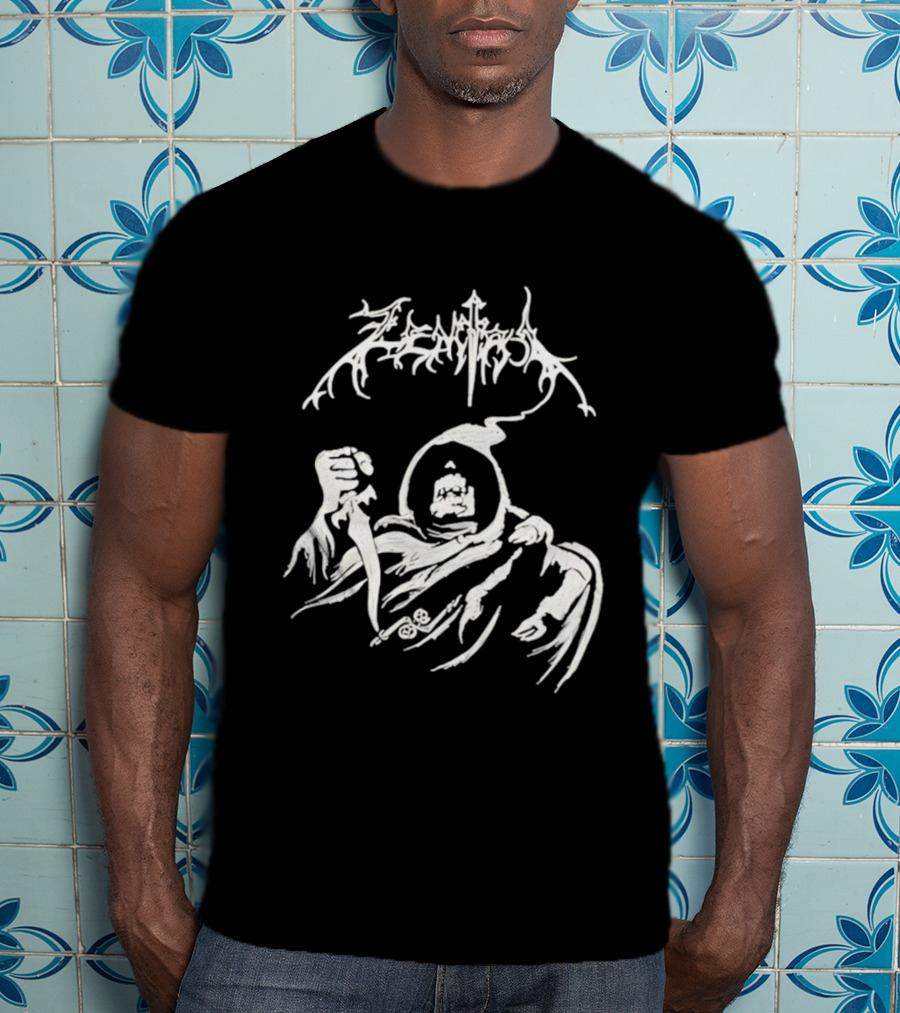 Zentihia Grim Reaper With Dagger T-Shirt