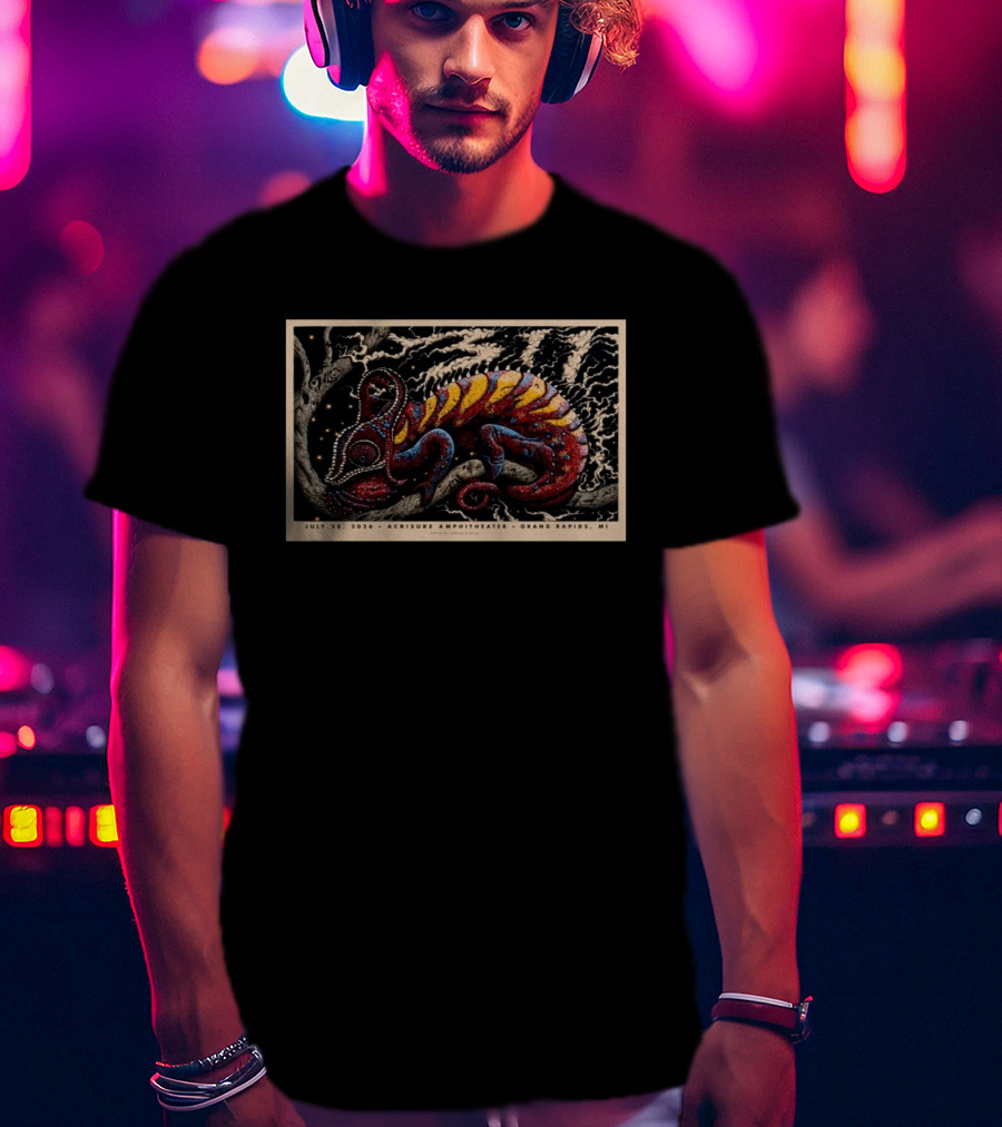 311 Concert July 28 2026 Acrisure Amphitheater Grand Rapids MI Chameleon T-Shirt