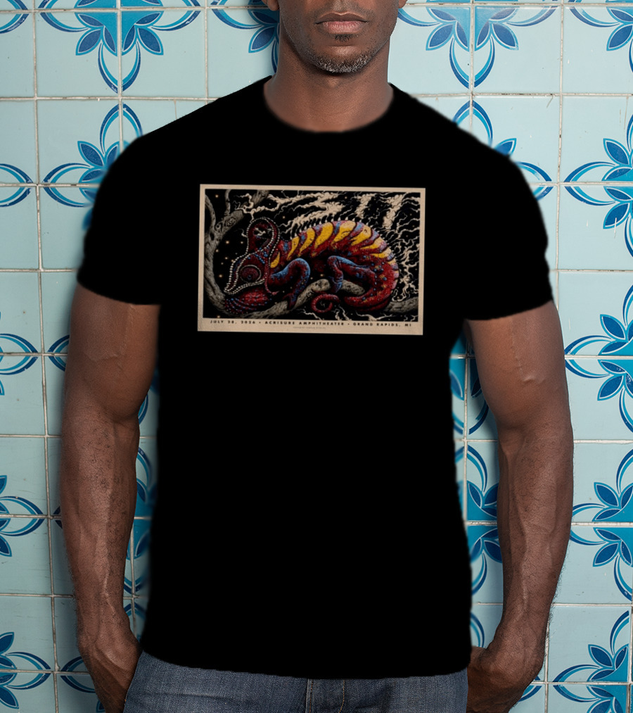 311 Concert July 28 2026 Acrisure Amphitheater Grand Rapids MI Chameleon T-Shirt
