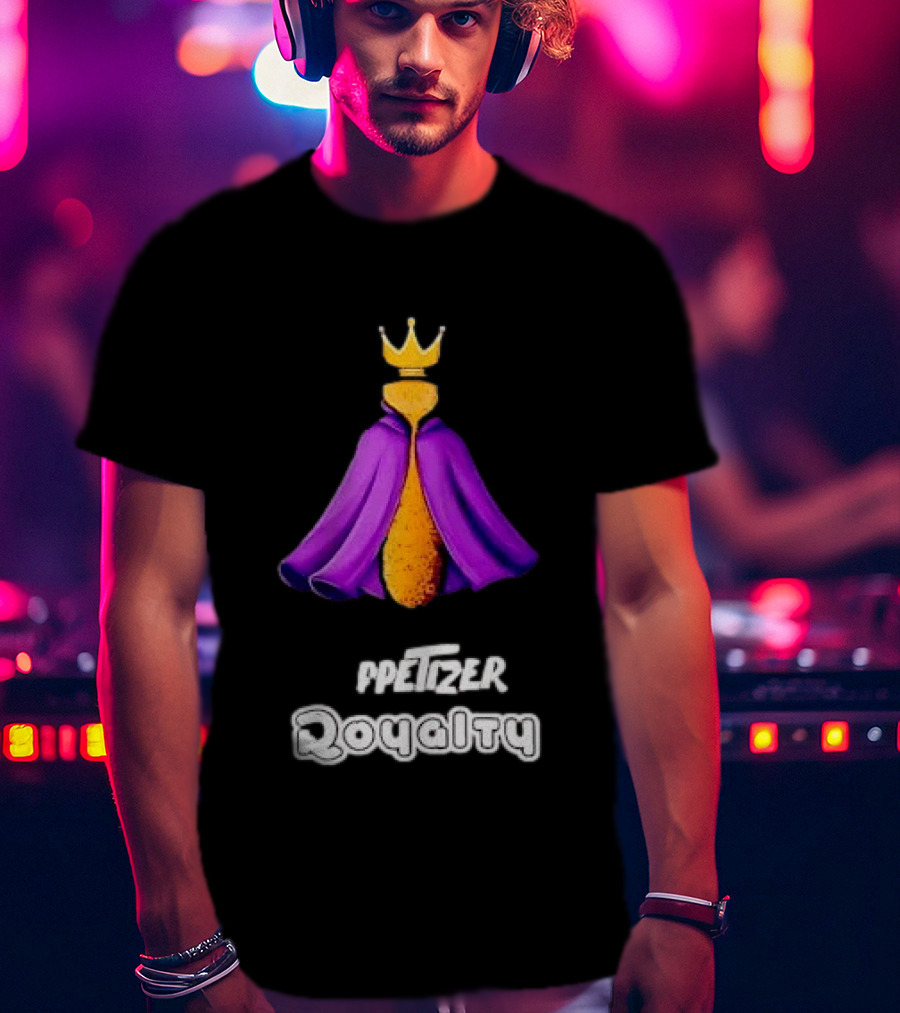 Crowned Nugget Appetizer Royalty Kingscape T-Shirt
