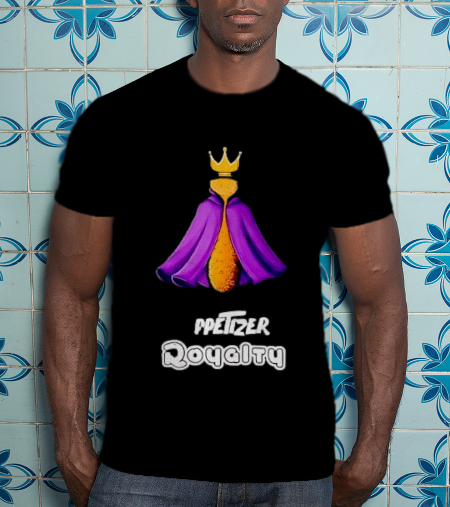 Crowned Nugget Appetizer Royalty Kingscape T-Shirt