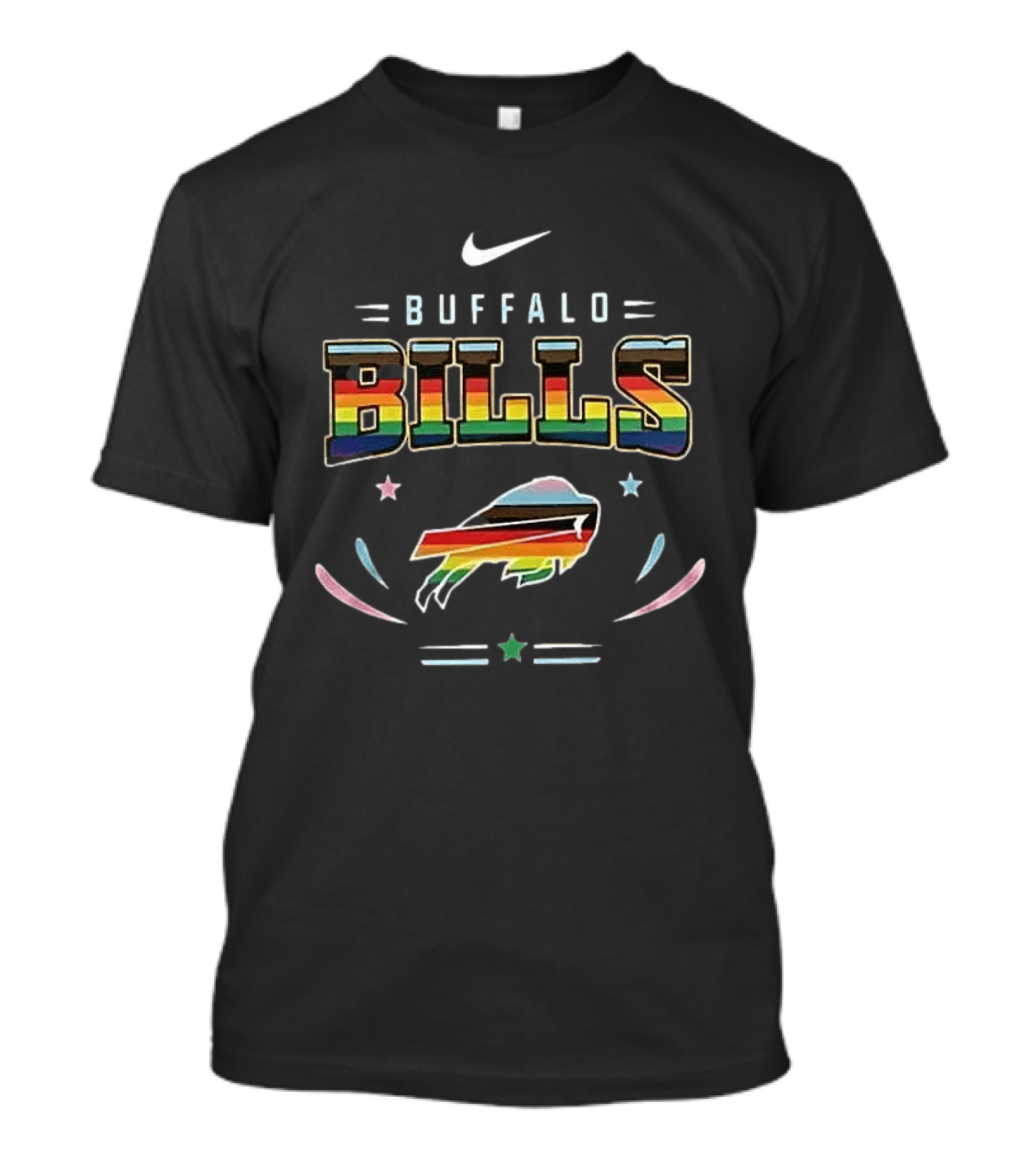 Accept Understand Love Buffalo Bills 2026 LGBT Pride Nike T-Shirt