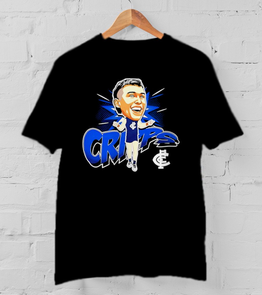 Carlton Football Club Patrick Cripps Caricature Cripps T-Shirt