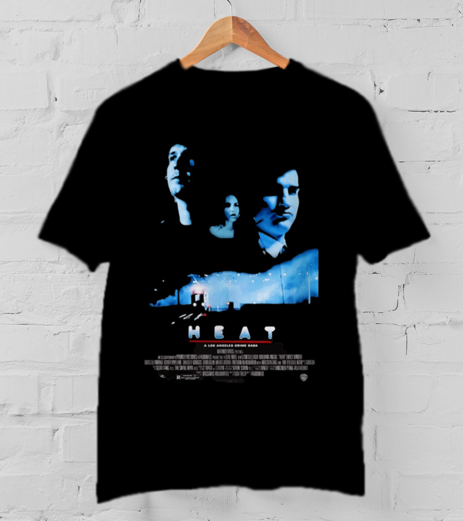 Heat A Los Angeles Crime Saga Luke Null Film Visages And Cityscape T-Shirt