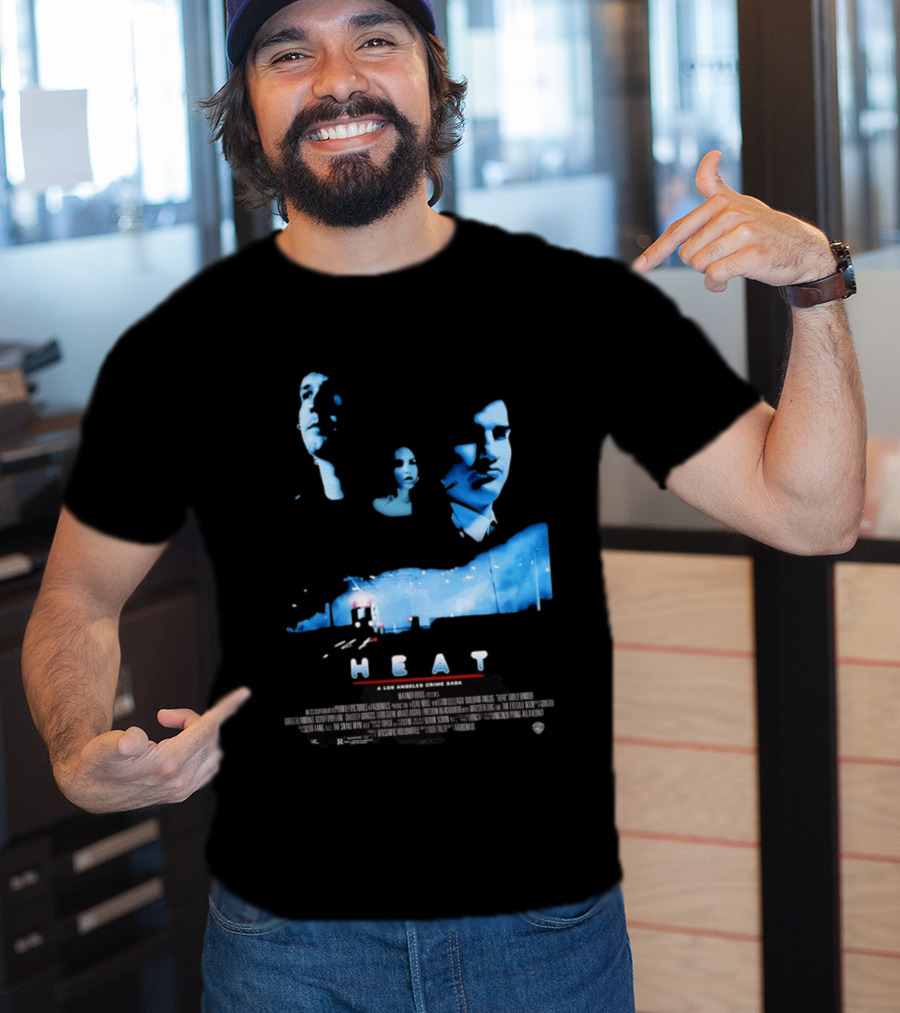 Heat A Los Angeles Crime Saga Luke Null Film Visages And Cityscape T-Shirt