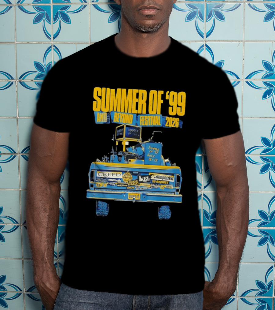 Summer Of '99 And Beyond Festival 2026 Creed Limp Bizkit Sevendust July 18 19 T-Shirt