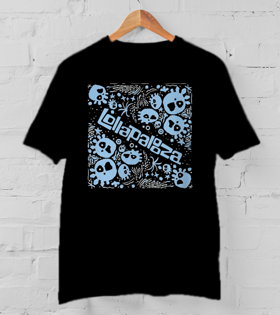 Lollapalooza Blue Skulls Festival T-Shirt