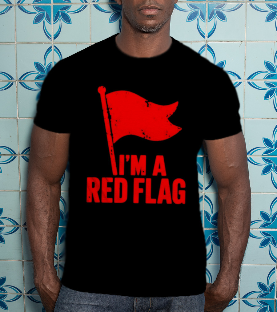 I'm A Red Flag Dating Humor Sarcastic Relationship T-Shirt
