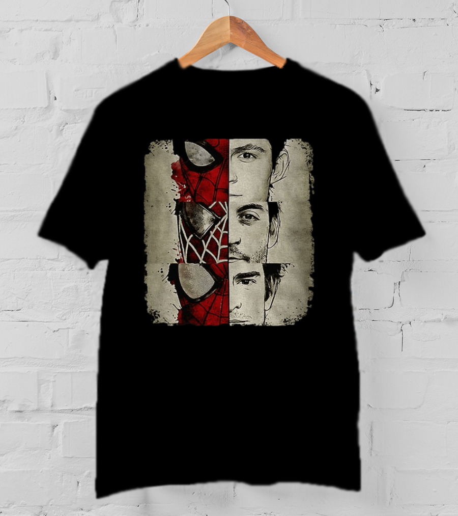 Marvel Avengers Spider Man No Way Home Three Peter Parker Faces Disneyland T-Shirt