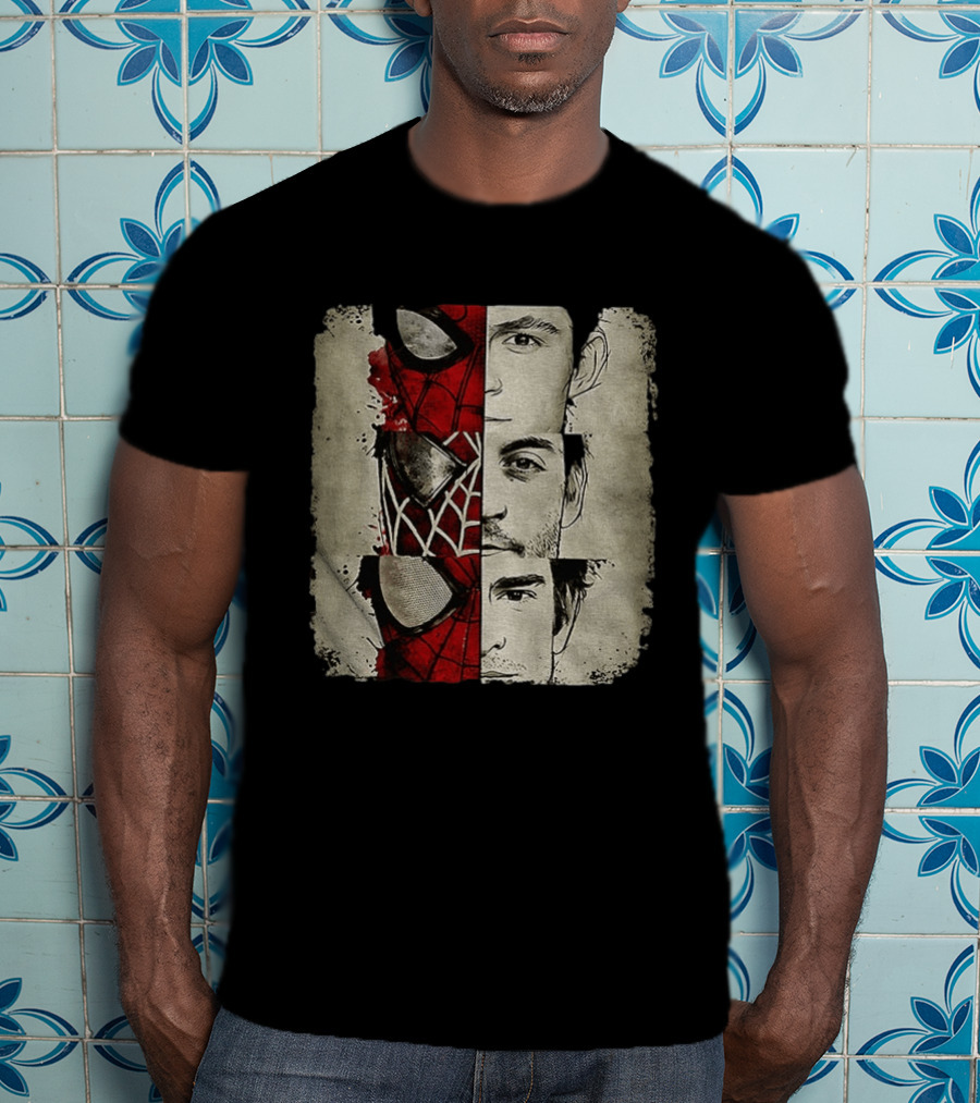 Marvel Avengers Spider Man No Way Home Three Peter Parker Faces Disneyland T-Shirt