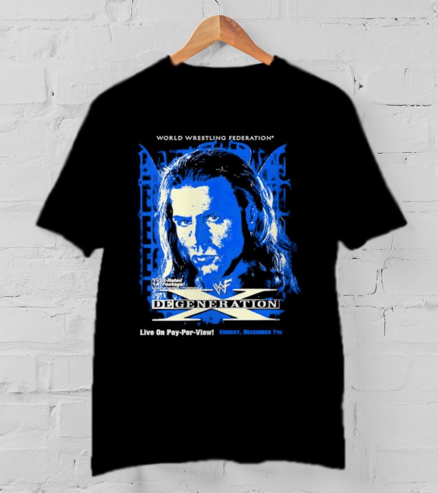 World Wrestling Federation DX Shawn Michaels D Generation X In Your House Pay Per View T-Shirt