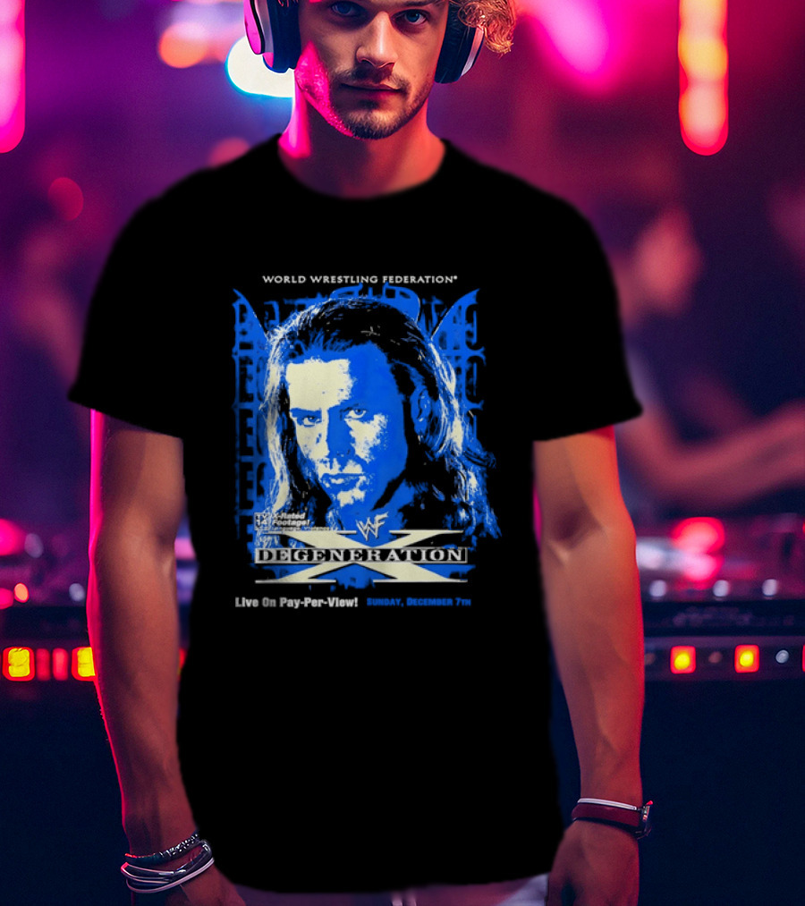 World Wrestling Federation DX Shawn Michaels D Generation X In Your House Pay Per View T-Shirt