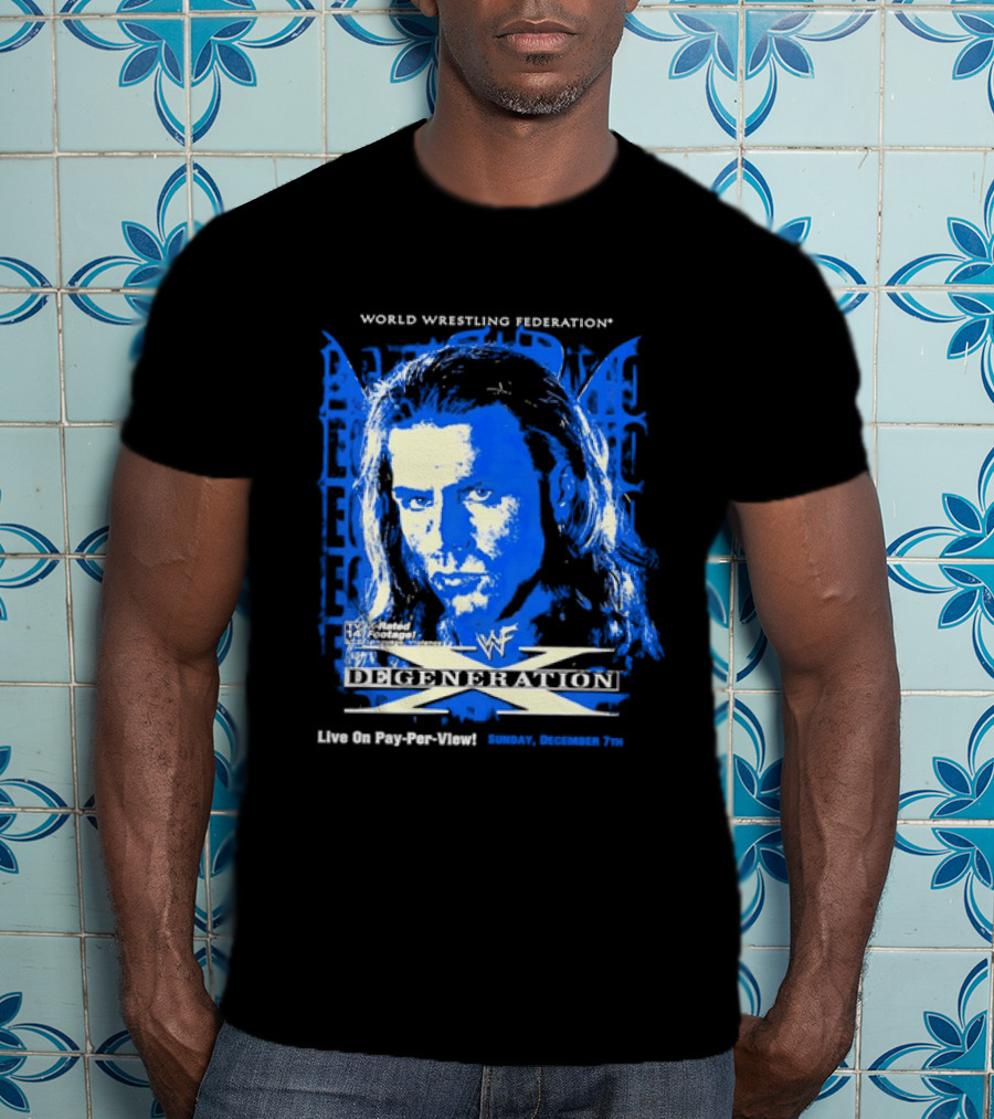 World Wrestling Federation DX Shawn Michaels D Generation X In Your House Pay Per View T-Shirt
