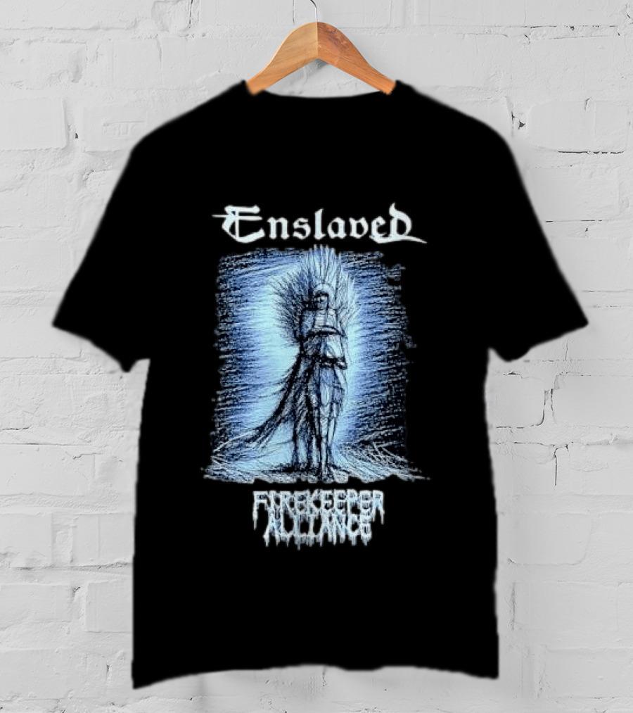Enslaved Firekeeper Alliance Heavy Metal Band T-Shirt