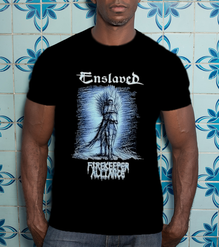 Enslaved Firekeeper Alliance Heavy Metal Band T-Shirt