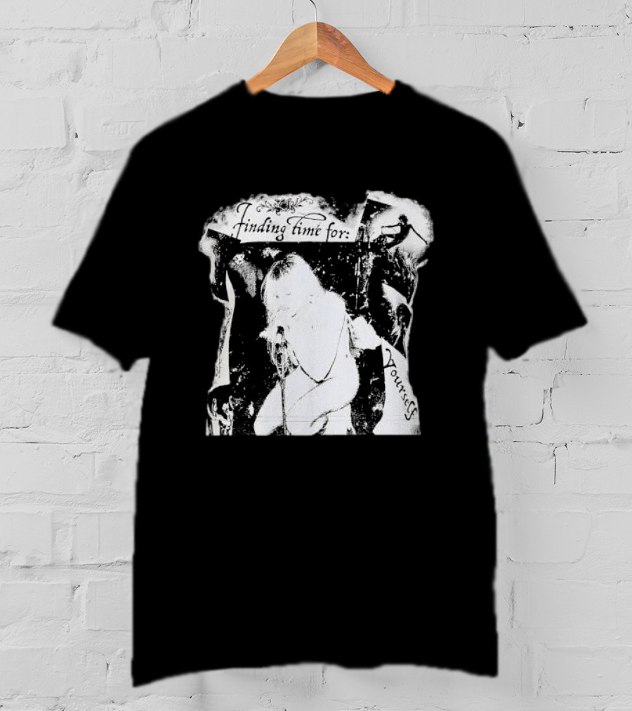 Finding Time For Yourself Singing Woman Retro Vibe T-Shirt