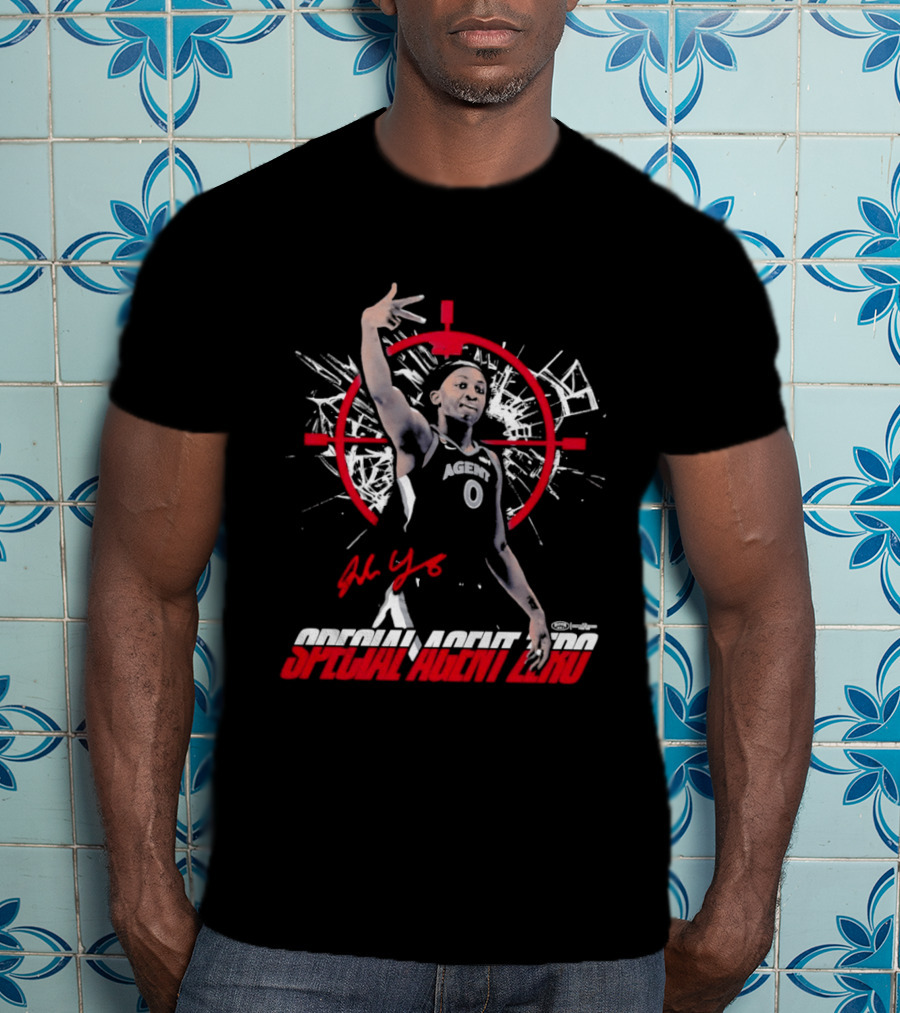 Jackie Young Special Agent Zero Las Vegas Aces Basketball T-Shirt