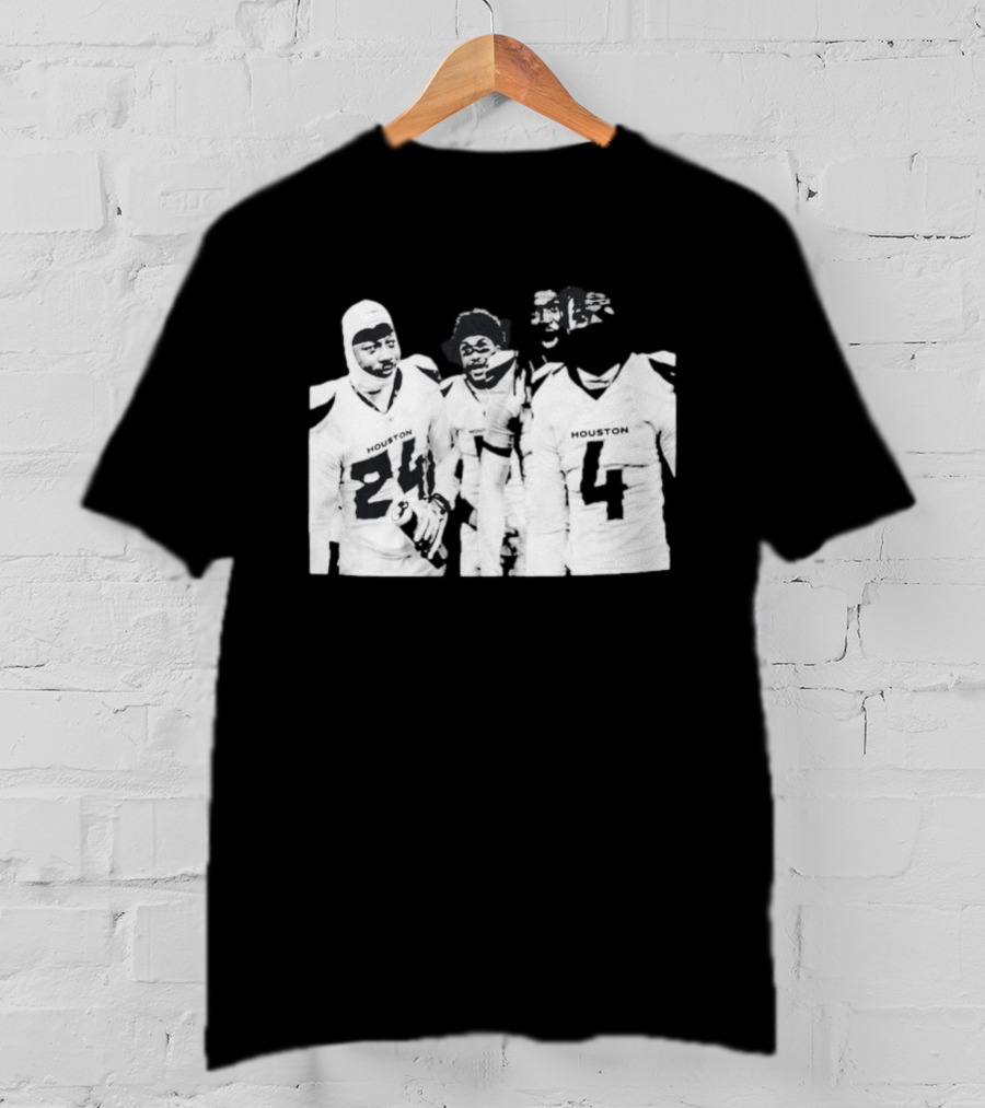 Houston Texans Jalen Pitre Calen Bullock Kamari Lassiter Derek Stingley Jr Signatures T-Shirt