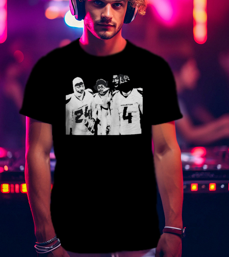 Houston Texans Jalen Pitre Calen Bullock Kamari Lassiter Derek Stingley Jr Signatures T-Shirt