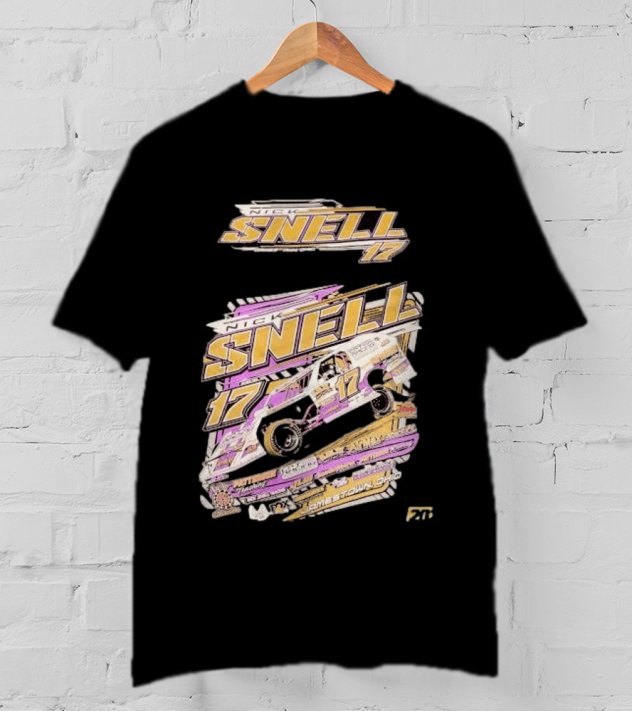 Nick Snell 17 Jamestown Ohio Racing 2024 T-Shirt