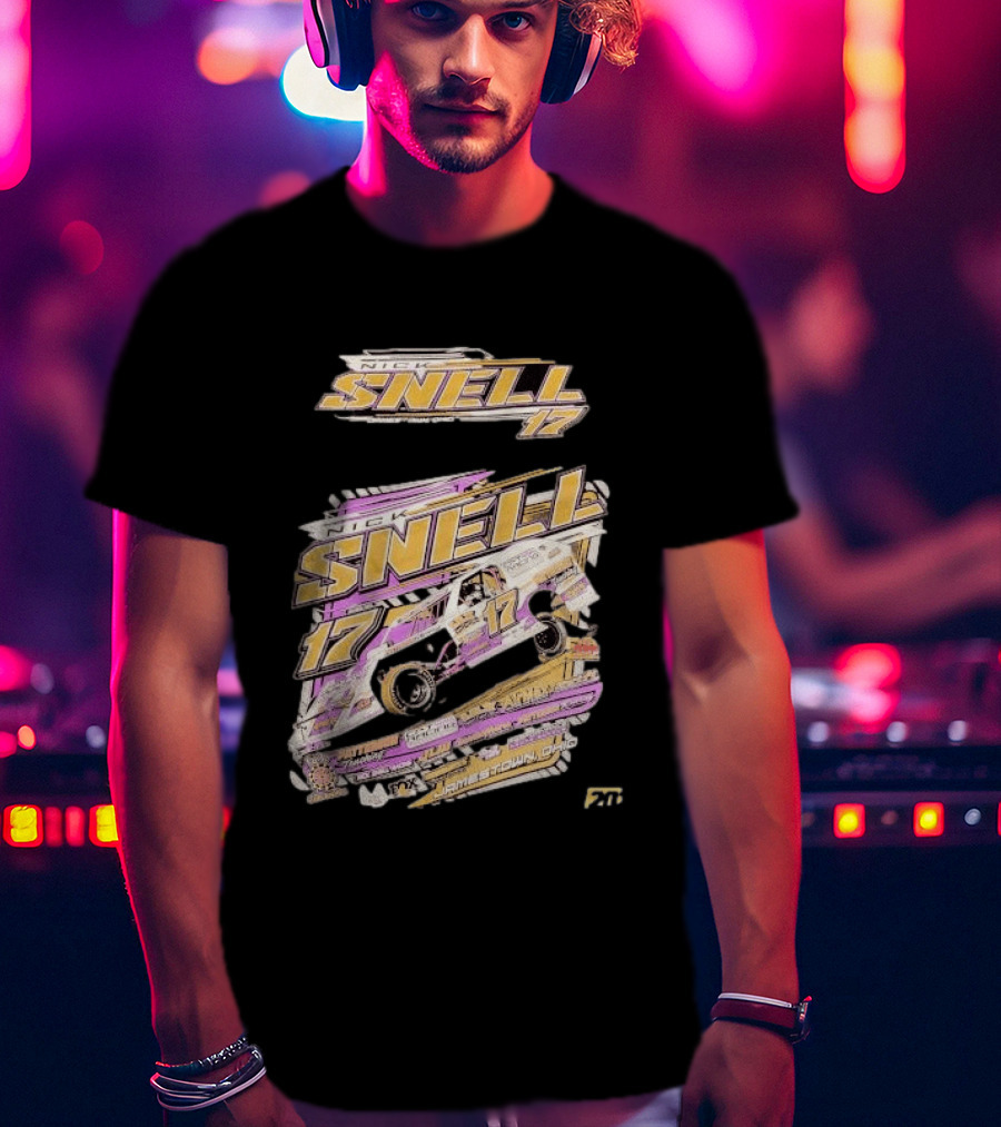 Nick Snell 17 Jamestown Ohio Racing 2024 T-Shirt