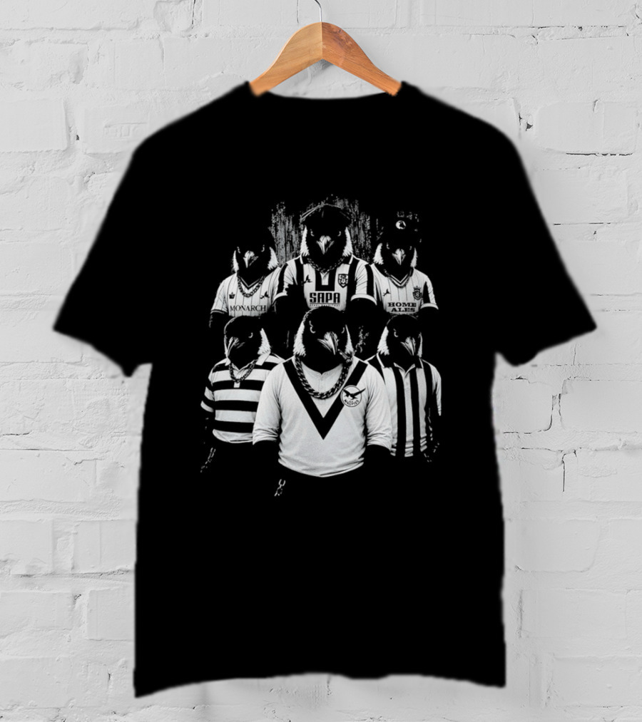 Notts County Gangster Magpies Football Team Characters T-Shirt