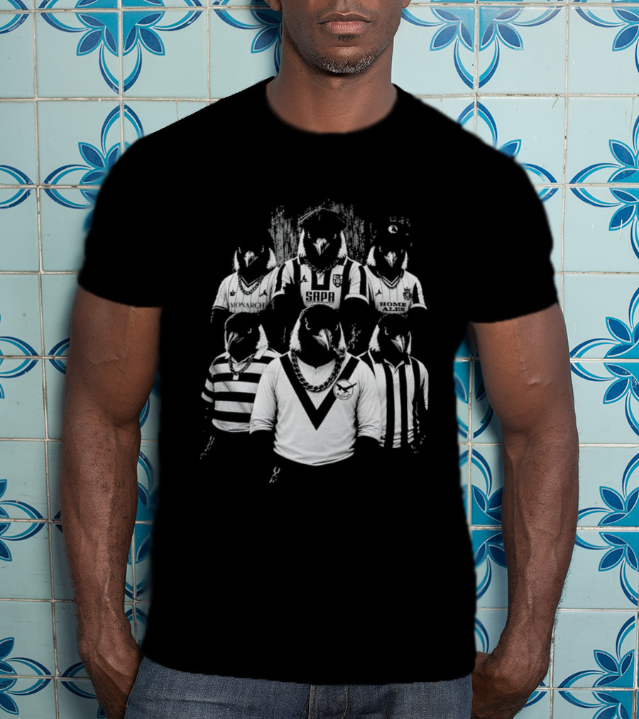 Notts County Gangster Magpies Football Team Characters T-Shirt