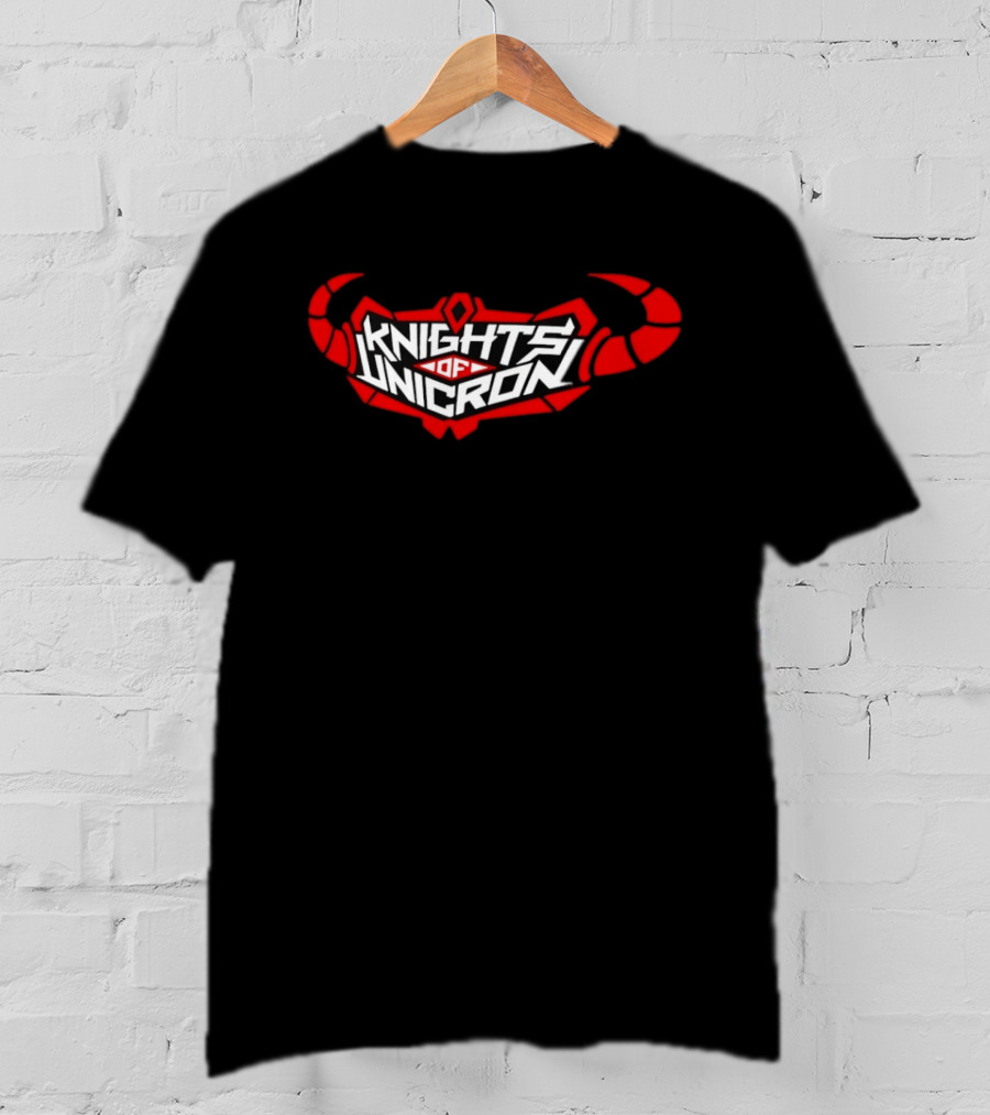 Knights Of Unicron Transformers Soundtrack Band Logo Horns T-Shirt