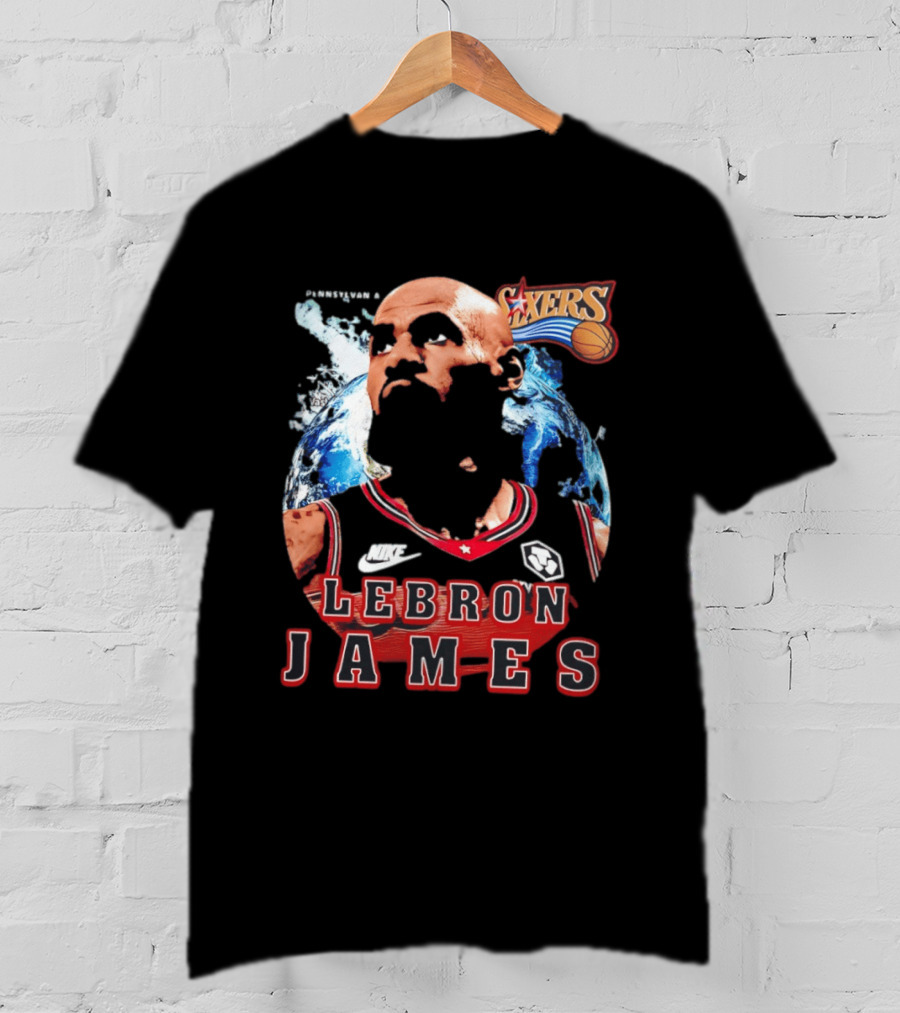 Philadelphia 76ers Nike LeBron James Mashup T-Shirt