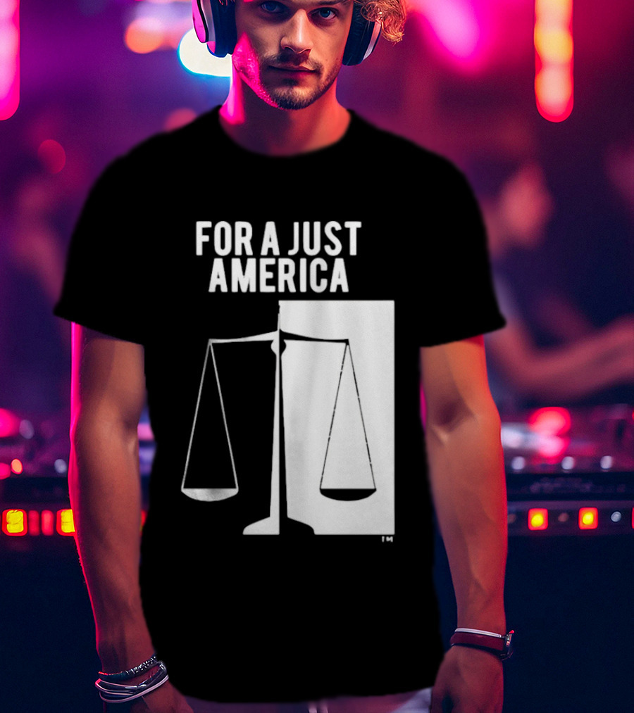 Resist For A Just America Scales Of Justice T-Shirt