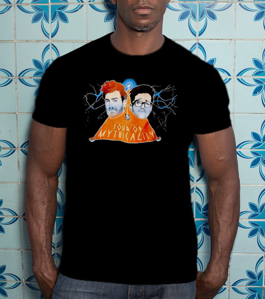 Rhett & Link Ear Biscuits Tour Of Mythicality Lightning T-Shirt