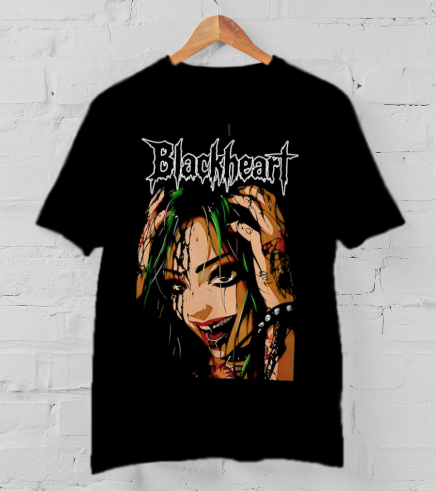 Shotzi Blackheart Knows Blackheart Green Hair T-Shirt