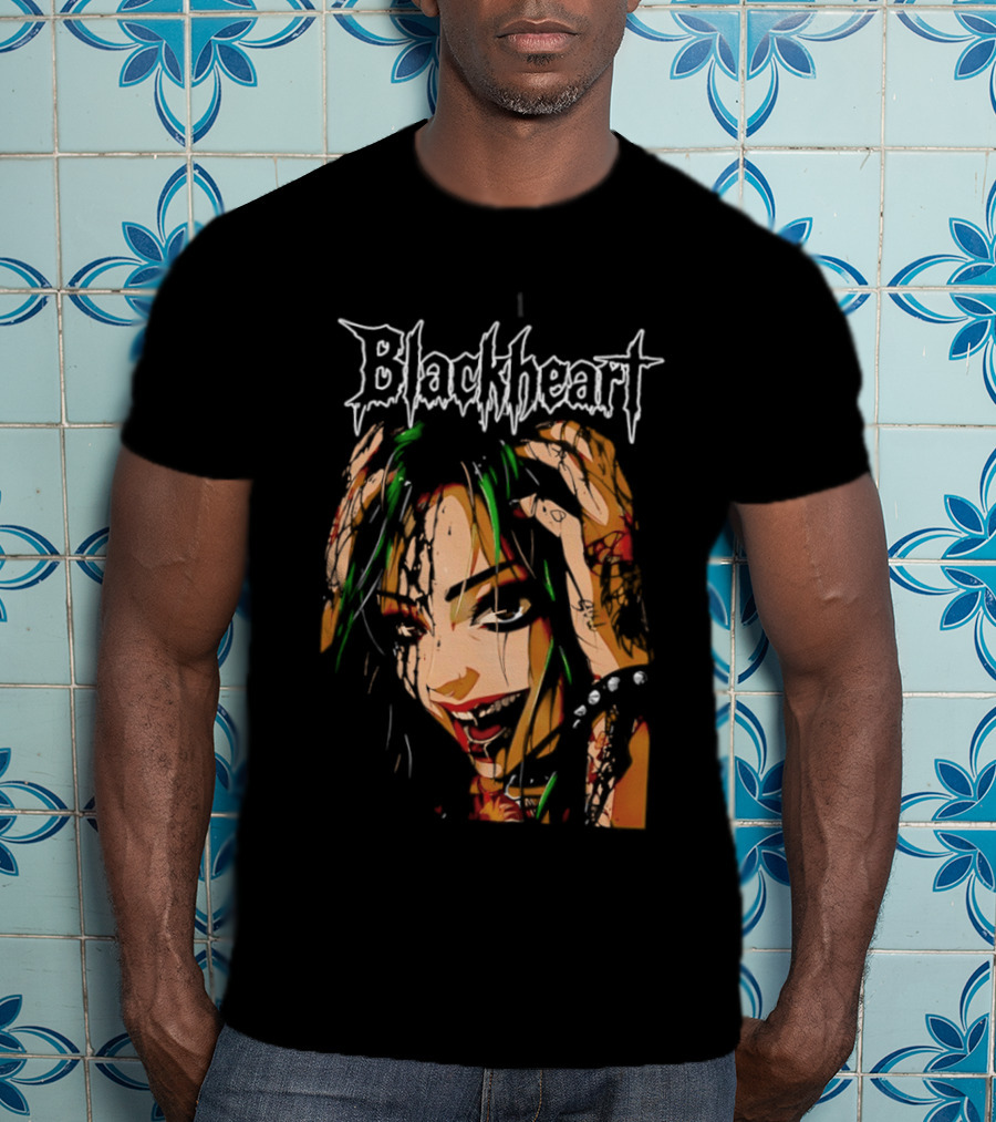 Shotzi Blackheart Knows Blackheart Green Hair T-Shirt