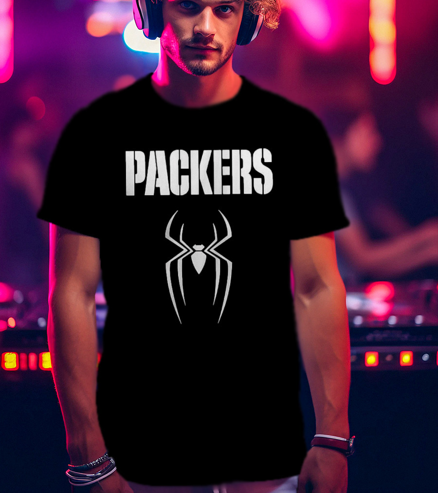 Spider Man Packers Brand New Day T-Shirt