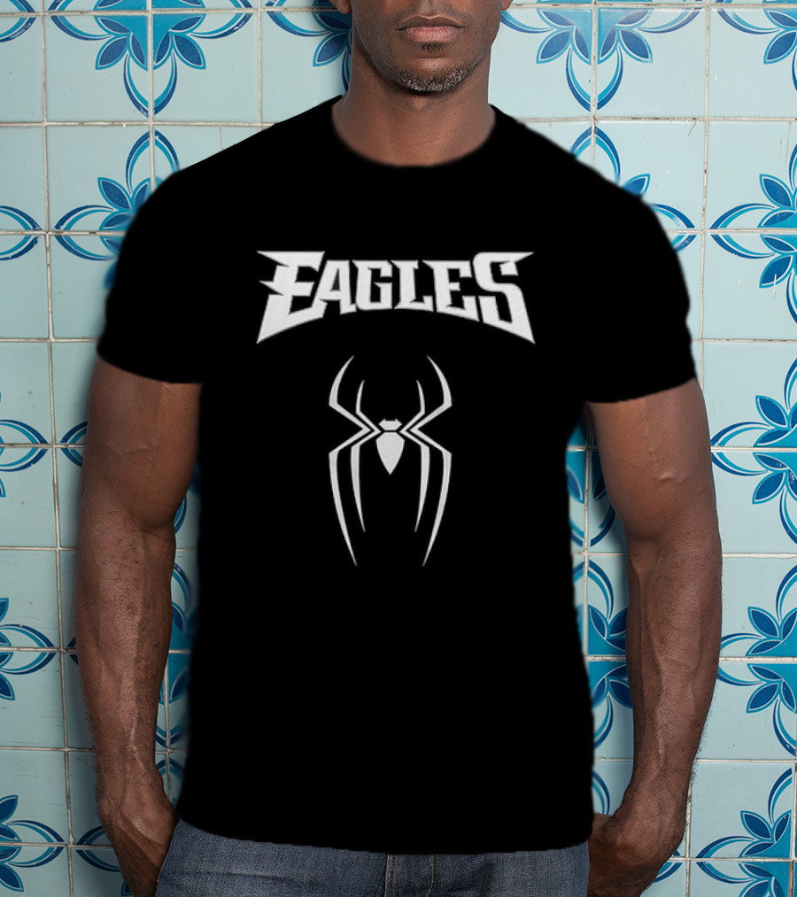 Philadelphia Eagles Spider Man Collaboration T-Shirt