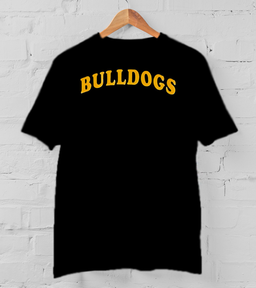 Support The Bulldogs Bold Yellow Arch T-Shirt