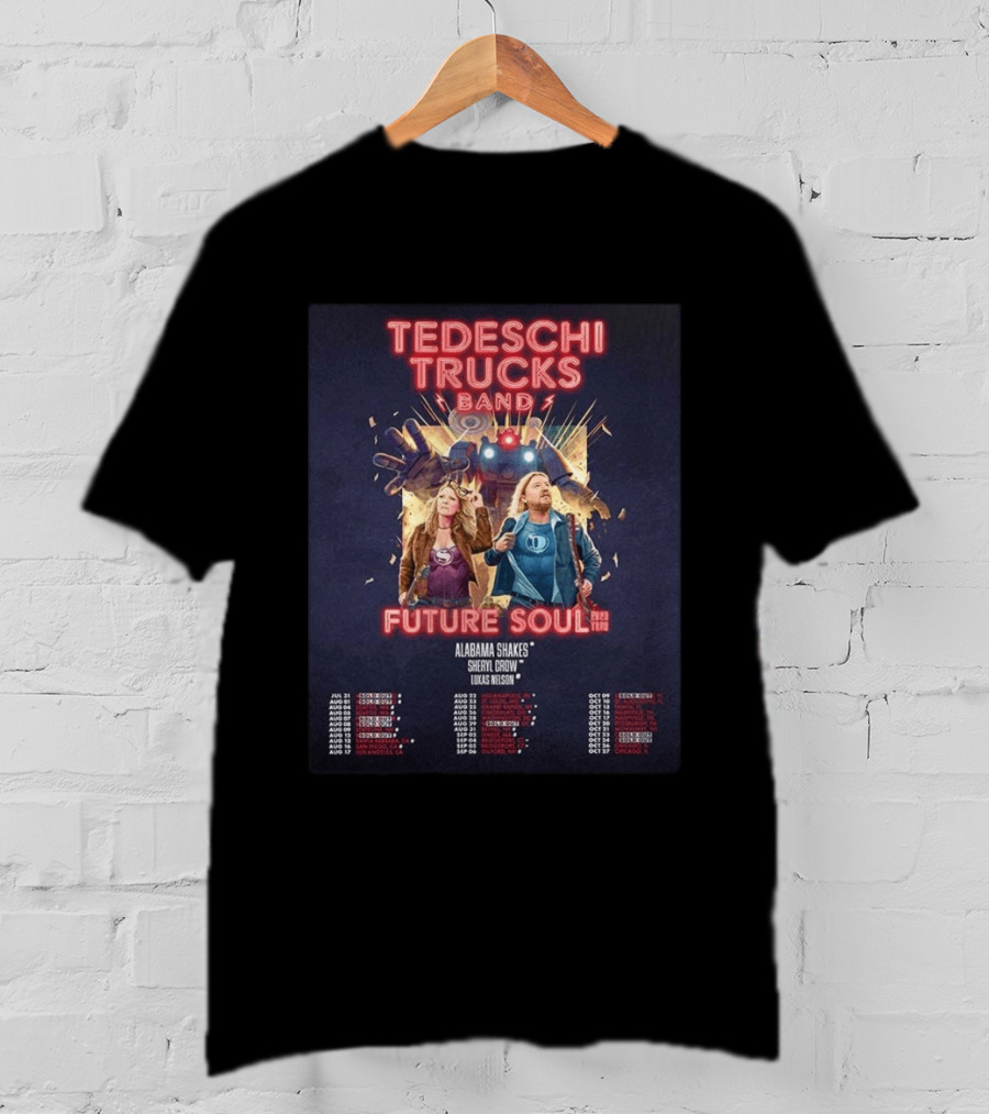 Tedeschi Trucks Band Future Soul 2026 Tour Dates Alabama Shakes Sheryl Crow Lukas Nelson T-Shirt