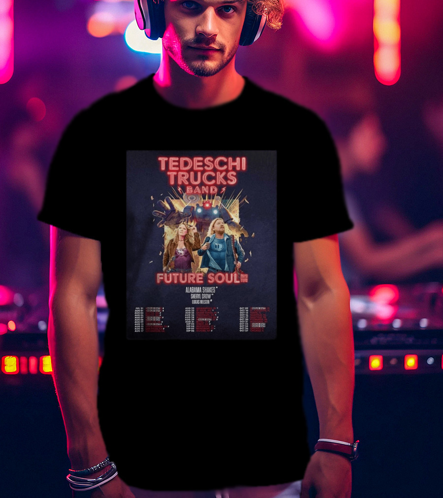 Tedeschi Trucks Band Future Soul 2026 Tour Dates Alabama Shakes Sheryl Crow Lukas Nelson T-Shirt
