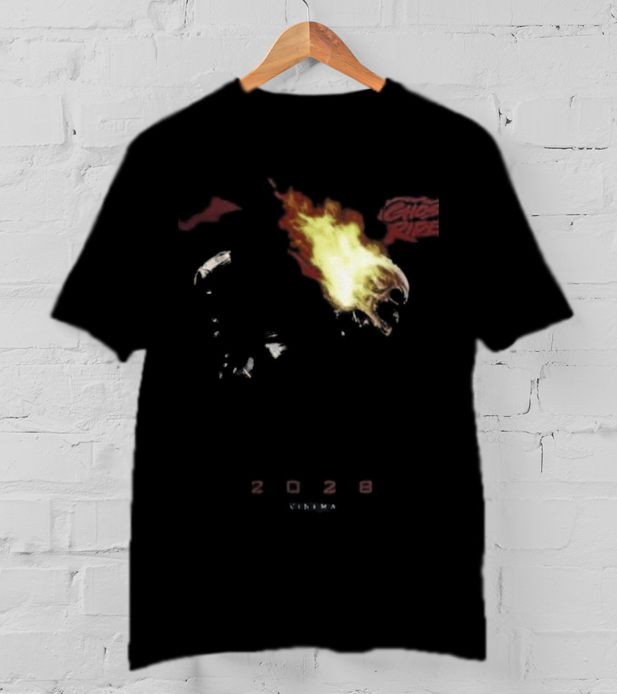 2028 Cinema The Batman Part II X Ghost Rider Fire T-Shirt