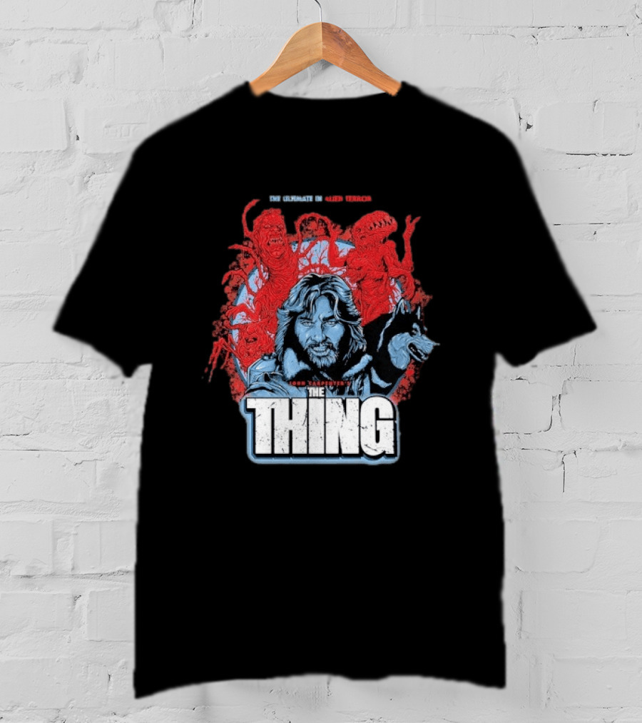 The Thing Ultimate Alien Terror John Carpenter's Classic 1982 Horror Movie T-Shirt