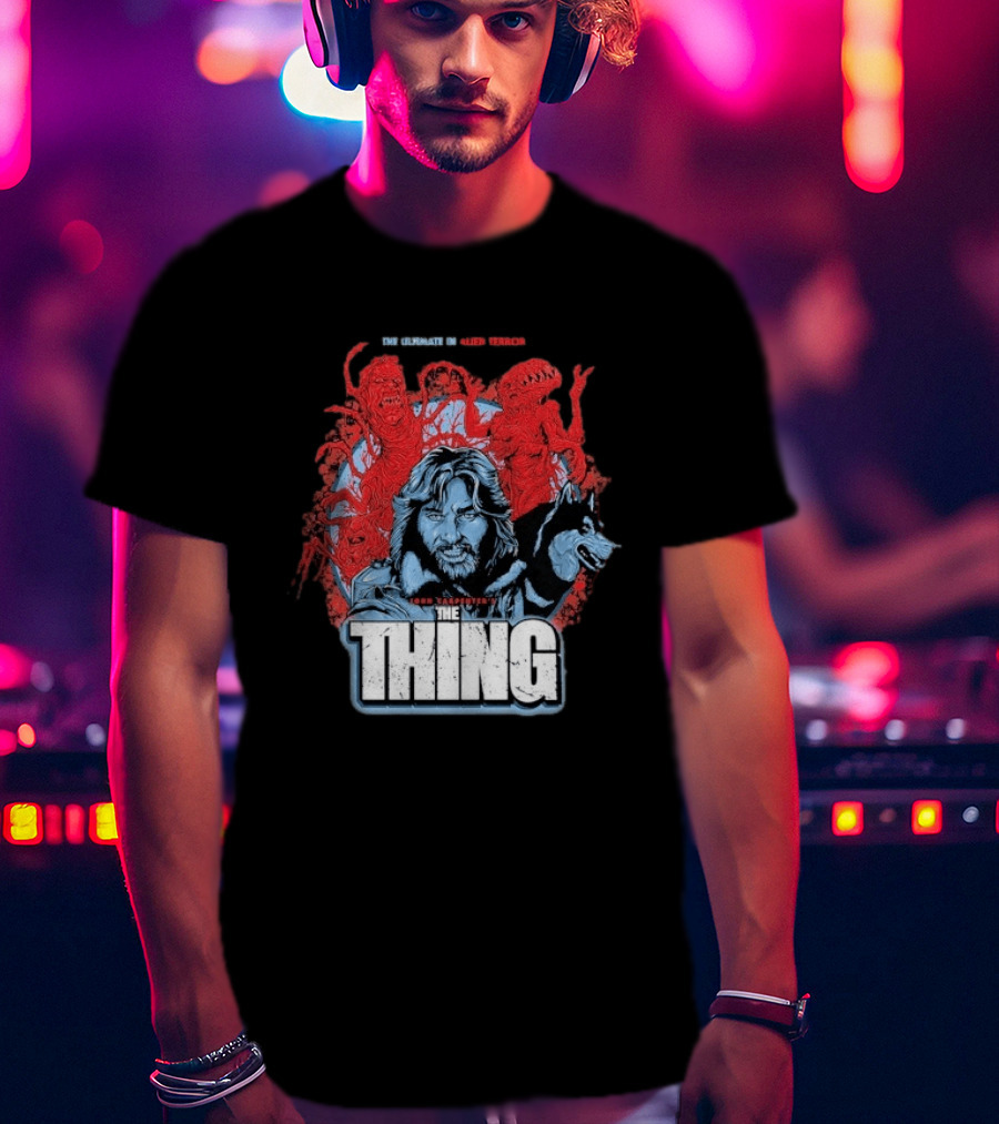 The Thing Ultimate Alien Terror John Carpenter's Classic 1982 Horror Movie T-Shirt