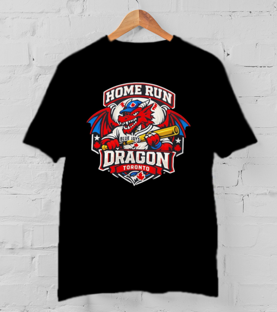 Toronto Blue Jays Home Run Dragon Toronto Royal Blue T-Shirt