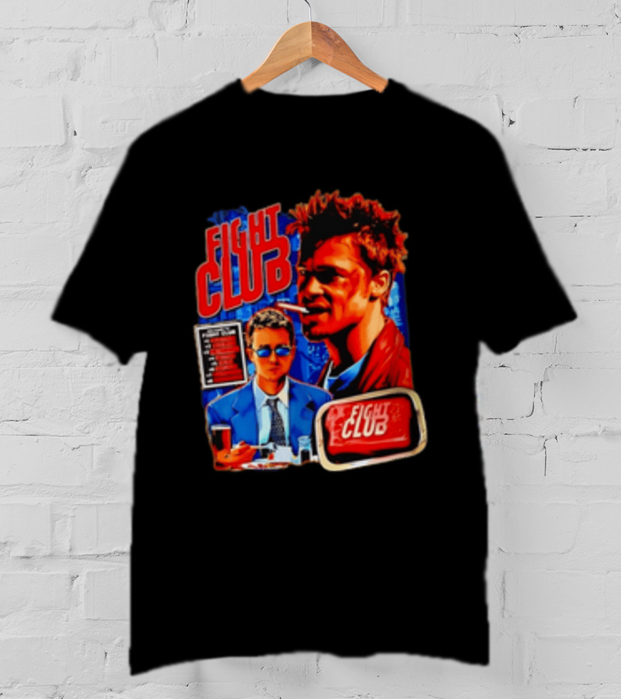 Tyler Durden The Narrator Fight Club Welcome To Fight Club Do Not Talk About T-Shirt