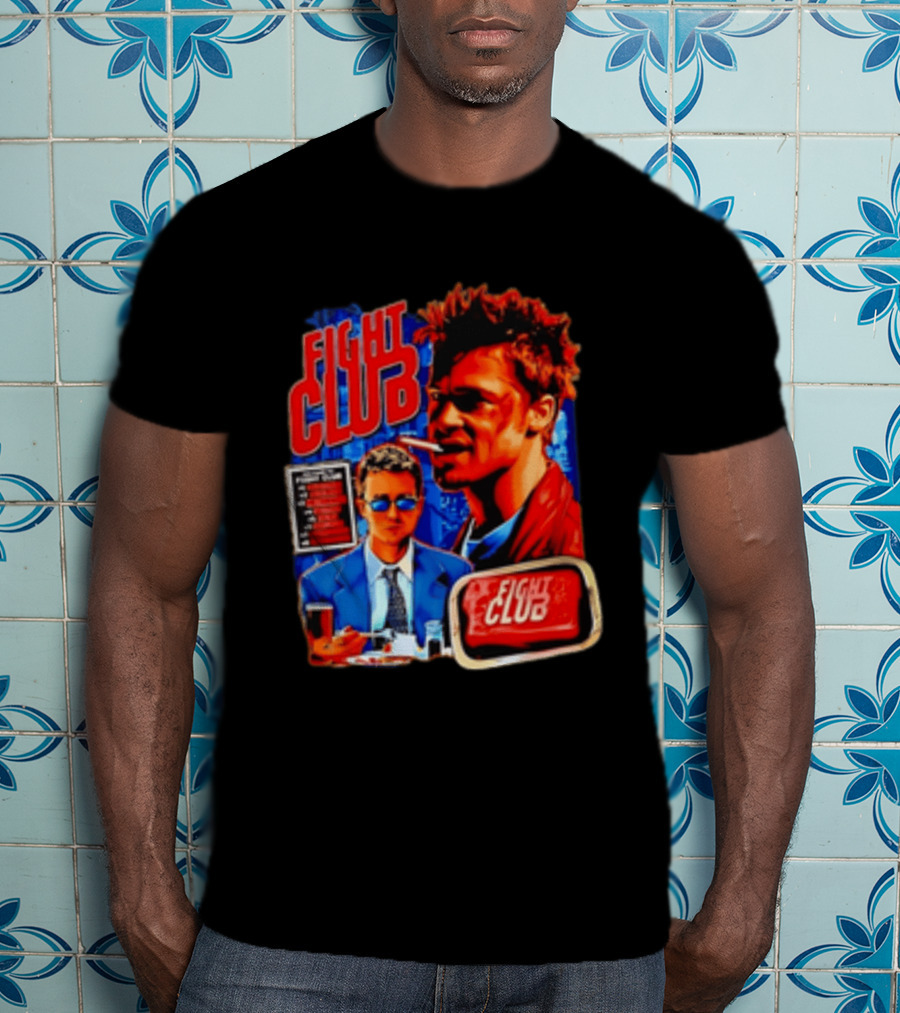 Tyler Durden The Narrator Fight Club Welcome To Fight Club Do Not Talk About T-Shirt