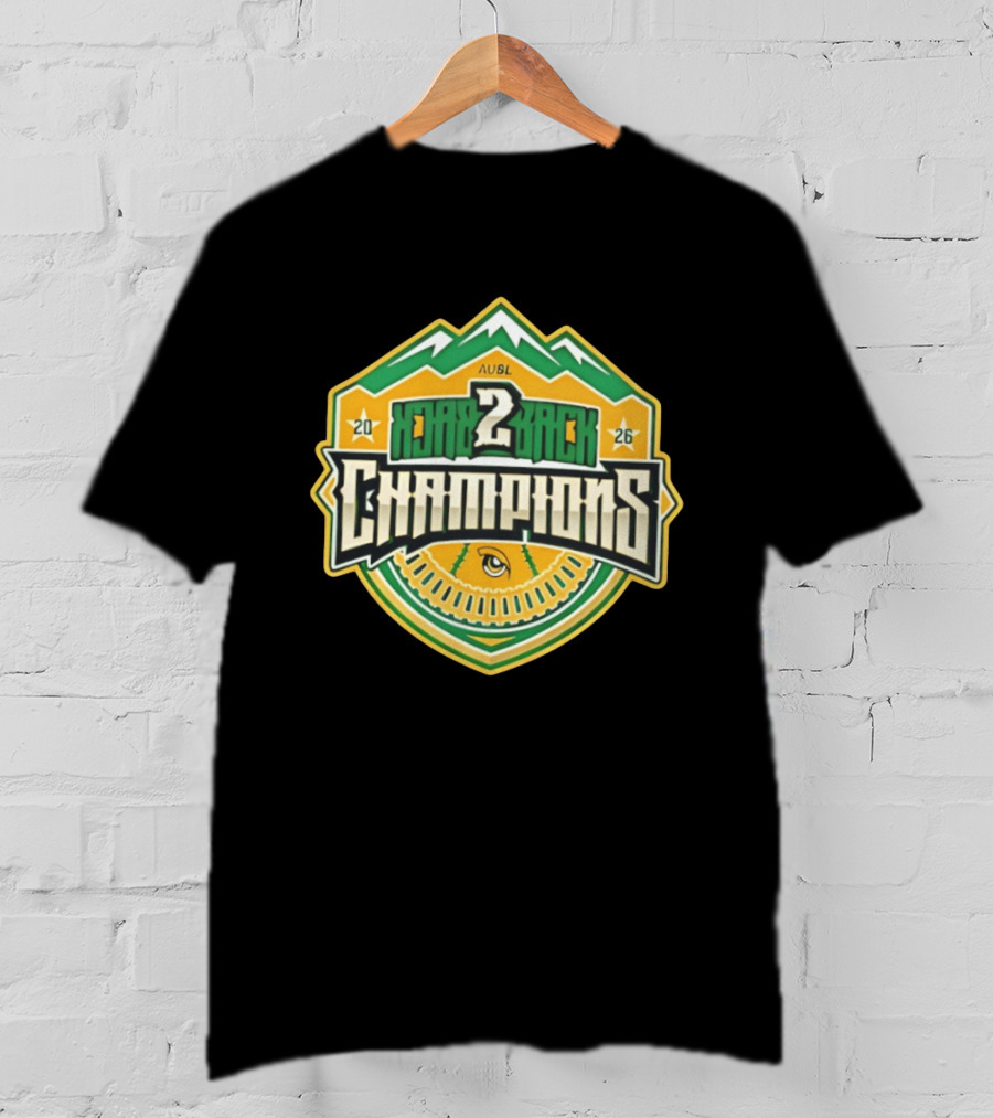 Utah Talons 2026 AUSBL Back 2 Back Champions T-Shirt