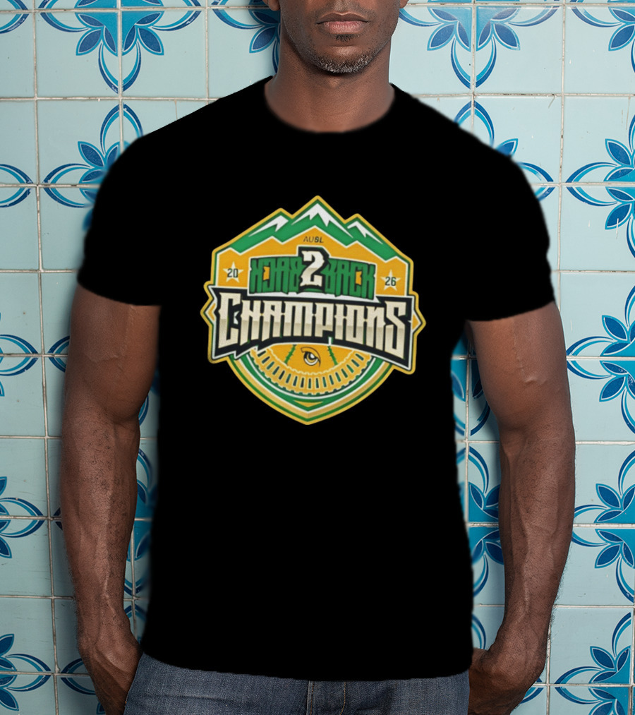 Utah Talons 2026 AUSBL Back 2 Back Champions T-Shirt