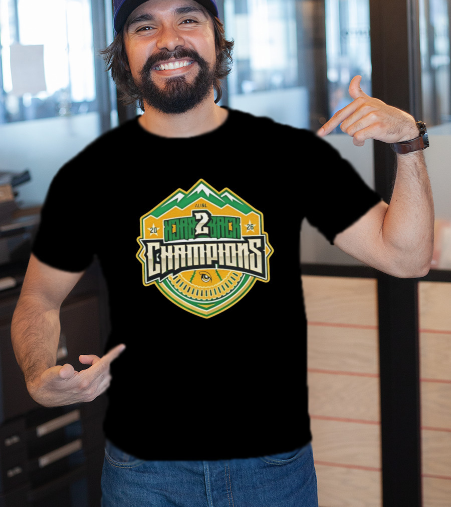 Utah Talons 2026 AUSBL Back 2 Back Champions T-Shirt